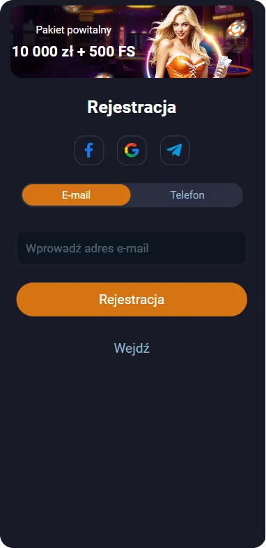 Vox casino rejestracja