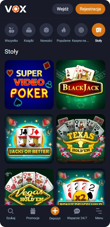 Vox casino kasyno