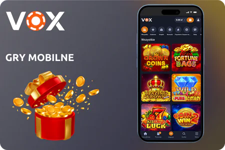 Gry mobilne dostępne po Vox Casino zaloguj sie na smartfonie