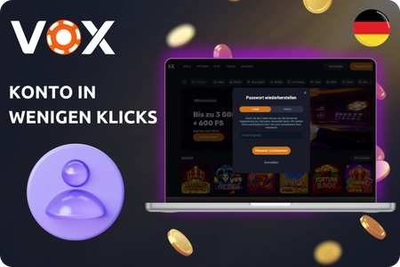 Vox Casino Kontozugang Schritt für Schritt